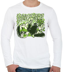 printfashion Nem dohányzom - Férfi hosszú ujjú póló - Fehér (12082765)