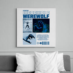 printfashion Werewolf - Vászonkép - Fehér (14718217)