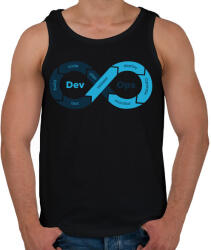 printfashion Fejlesztő - Férfi atléta - Fekete (3913604)