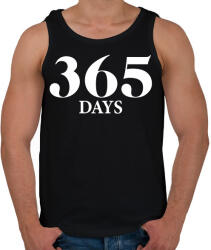 printfashion 365 days logo - Férfi atléta - Fekete (2765830)