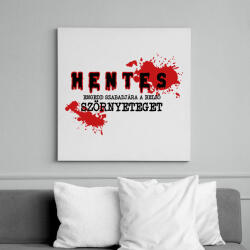 printfashion Hentes - Szörnyeteg - Vászonkép - Fehér (9392501)
