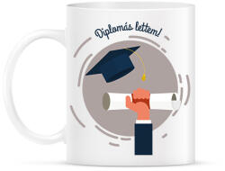 printfashion Diplomás lettem! - Bögre - Fehér (6341521)