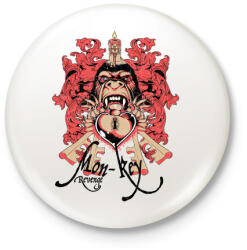 printfashion Majom bosszú - Kitűző, hűtőmágnes - Fehér (3073524)