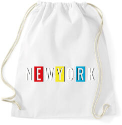 printfashion New York - Sportzsák, Tornazsák - Fehér (11381038)