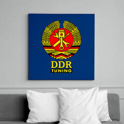 printfashion DDR NDK Műhely Tuning Címer (3 szín) - Vászonkép - Királykék (16195569)