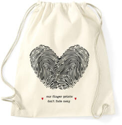 printfashion Szerelem pecsétje - Sportzsák, Tornazsák - Natúr (339087)