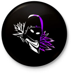 printfashion Fortnite skin - Kitűző, hűtőmágnes - Fekete (3099304)