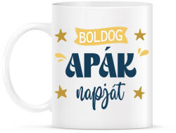 printfashion Boldog apák napját - Bögre - Fehér (7128344)