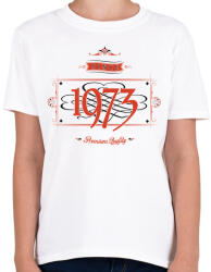 printfashion since-1973-red-black - Gyerek póló - Fehér (529239)
