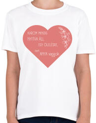 printfashion Anya - Gyerek póló - Fehér (15871350)