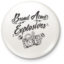 printfashion Csúcspont - Kitűző, hűtőmágnes - Fehér (3074305)