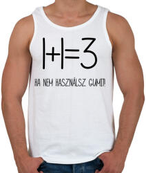 printfashion Egy kis matekozás - Férfi atléta - Fehér (343892)