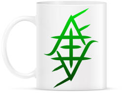 printfashion zöld jafi szimbólum - Bögre - Fehér (13383498)