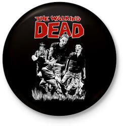 printfashion The Walking Dead - Kitűző, hűtőmágnes - Fekete (3101383)
