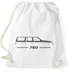 printfashion Volvo 760 (4) - Sportzsák, Tornazsák - Fehér (14466772)
