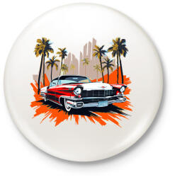 printfashion Holiday - Kitűző, hűtőmágnes - Fehér (14844355)