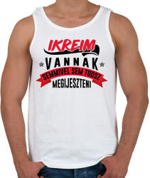 printfashion Ikreim vannak - Férfi atléta - Fehér (10922046)