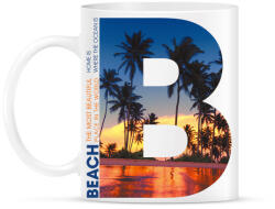 printfashion B BEACH - Bögre - Fehér (788923)