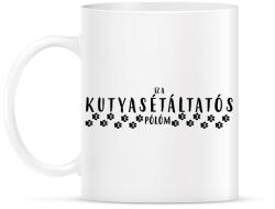 printfashion Kutyasétáltatás - Bögre - Fehér (1689406)
