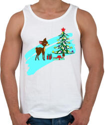 printfashion Karácsony1 - Férfi atléta - Fehér (10869247)