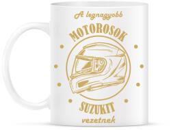 printfashion A legnagyobb motorosok - Suzuki - Bögre - Fehér (7204853)