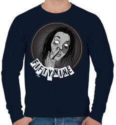 printfashion fuckofffiftynine-01wh-01 - Férfi pulóver - Sötétkék (462114)