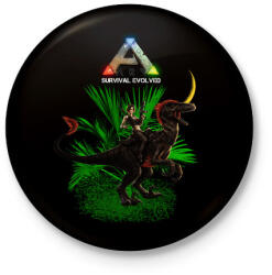 printfashion ark-4 - Kitűző, hűtőmágnes - Fekete (5078260)