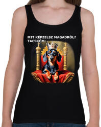 printfashion Mit képzelsz magadról - Női atléta - Fekete (15186253)