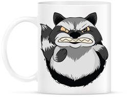 printfashion Mérges mosómedve - Bögre - Fehér (6253022)