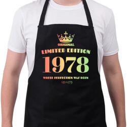 printfashion 1978 - Kötény - Fekete (4938244)