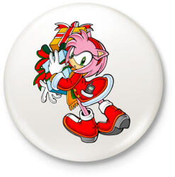 printfashion Karácsony - Kitűző, hűtőmágnes - Fehér (3075930)