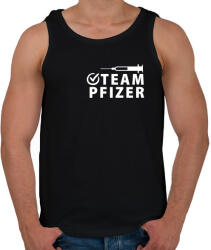printfashion Pfizer Team - Férfi atléta - Fekete (4888642)