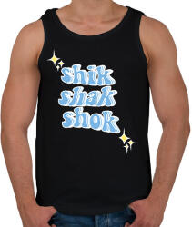 printfashion Shik Shak Shok - Férfi atléta - Fekete (16646943)