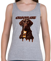 printfashion Csoki labrador - Női atléta - Sport szürke (15330869)