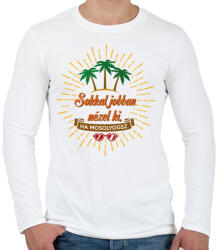 printfashion Ha mosolyogsz - Férfi hosszú ujjú póló - Fehér (248508)