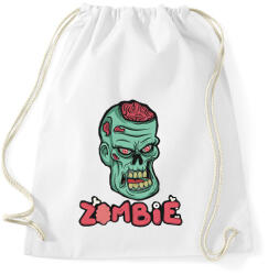 printfashion Zombie - Sportzsák, Tornazsák - Fehér (1890536)