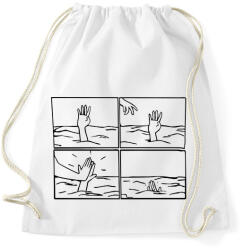 printfashion A segítség - Sportzsák, Tornazsák - Fehér (11635921)