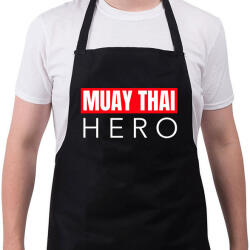 printfashion MUAY THAI HERO - Kötény - Fekete (9464925)