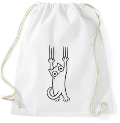 printfashion Macska a pácban! - Sportzsák, Tornazsák - Fehér (2856140)