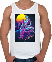 printfashion Lifeline Retro - Apex Legends - Férfi atléta - Fehér (1482721)