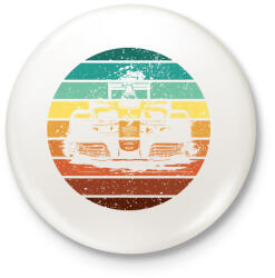 printfashion Forma 1 - Kitűző, hűtőmágnes - Fehér (16066653)