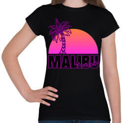 printfashion Malibu - Női póló - Fekete (7140378)