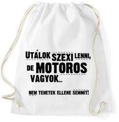printfashion utálok szexi lenni - Sportzsák, Tornazsák - Fehér (2926864)