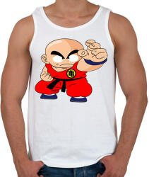 printfashion Krilin - Férfi atléta - Fehér (12632417)