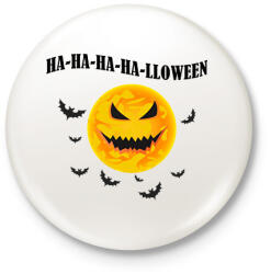 printfashion Halloween tökfej - Kitűző, hűtőmágnes - Fehér (14267471)