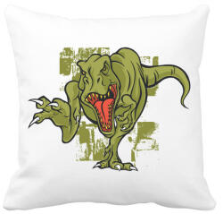 printfashion Mérges T-rex - Párnahuzat, Díszpárnahuzat - Fehér (5198455)