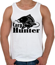 printfashion Carp hunter - Férfi atléta - Fehér (2453448)