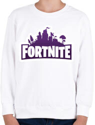 printfashion Fortnite - Gyerek pulóver - Fehér (1955460)