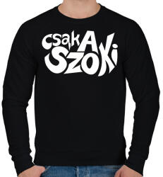 printfashion csak a szoki - Férfi pulóver - Fekete (16293506)