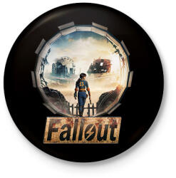 printfashion Fallout - Kitűző, hűtőmágnes - Fekete (16369903)